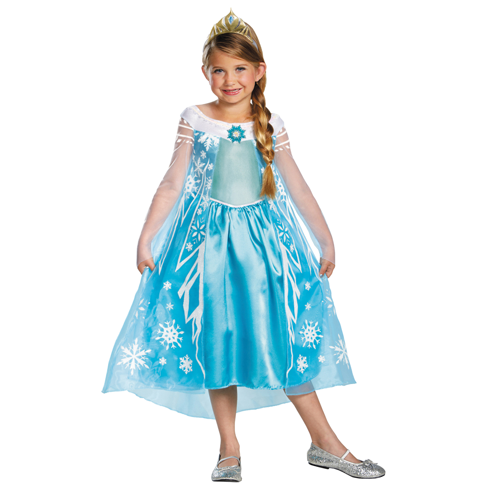 Girls Frozen Elsa Deluxe Halloween Costume