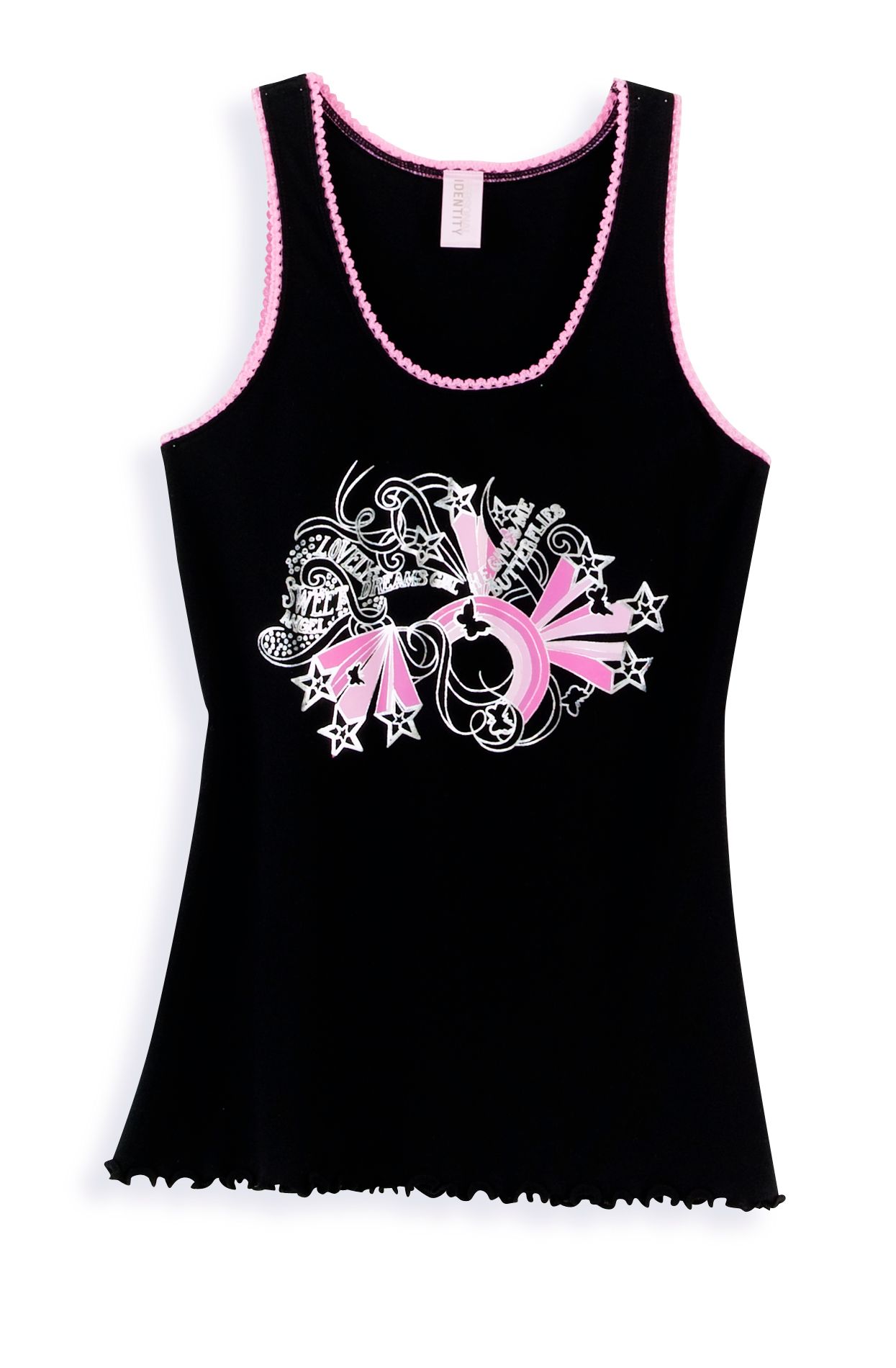 Personal Identity Solid Tank with Print