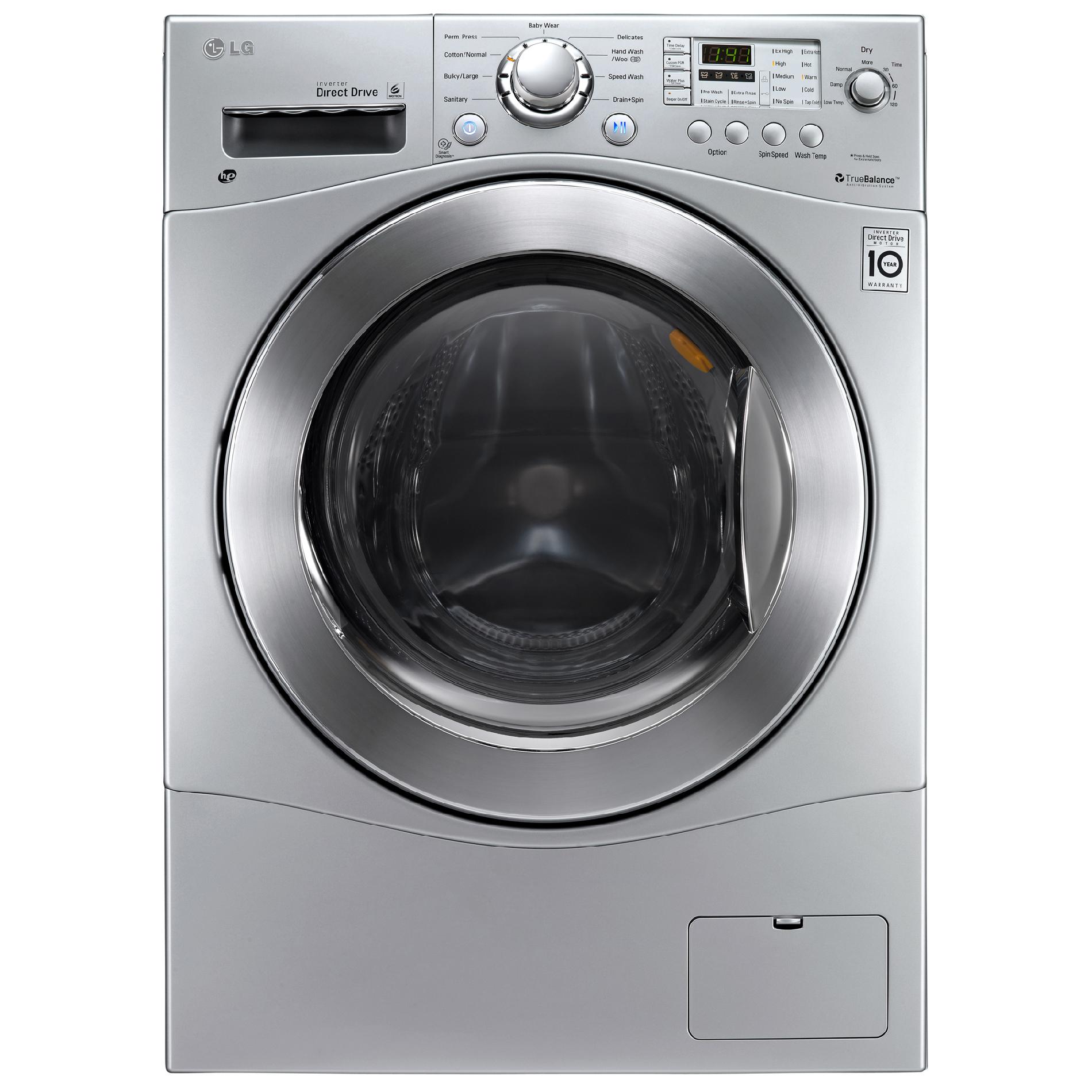 LG WM3499HVA 2.3 cu. ft. Smart WiFi Enabled Compact Front Load Washer & Dryer Combo w/ Steam