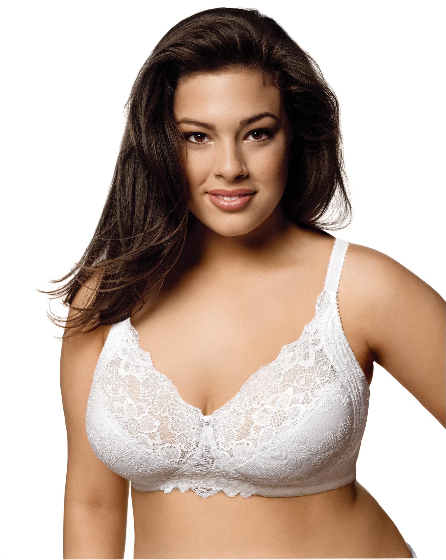 Just My Size Women&#39;s Comfort Lace with Hidden Shapers Bra #1111