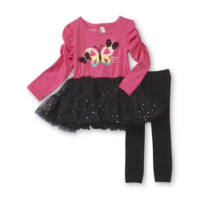 WonderKids Infant & Toddler Girl's Tutu Dress & Leggings - Butterfly
