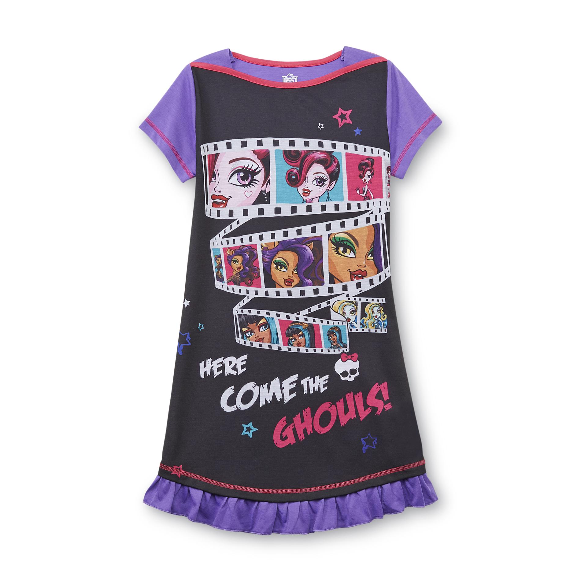 Monster High Girl's Nightgown - Ghouls