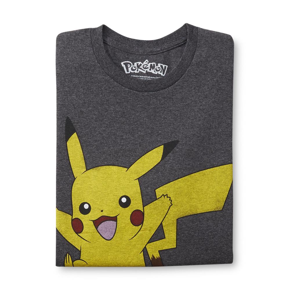 Nintendo Pokemon Young Men's Graphic T-Shirt - Pikachu