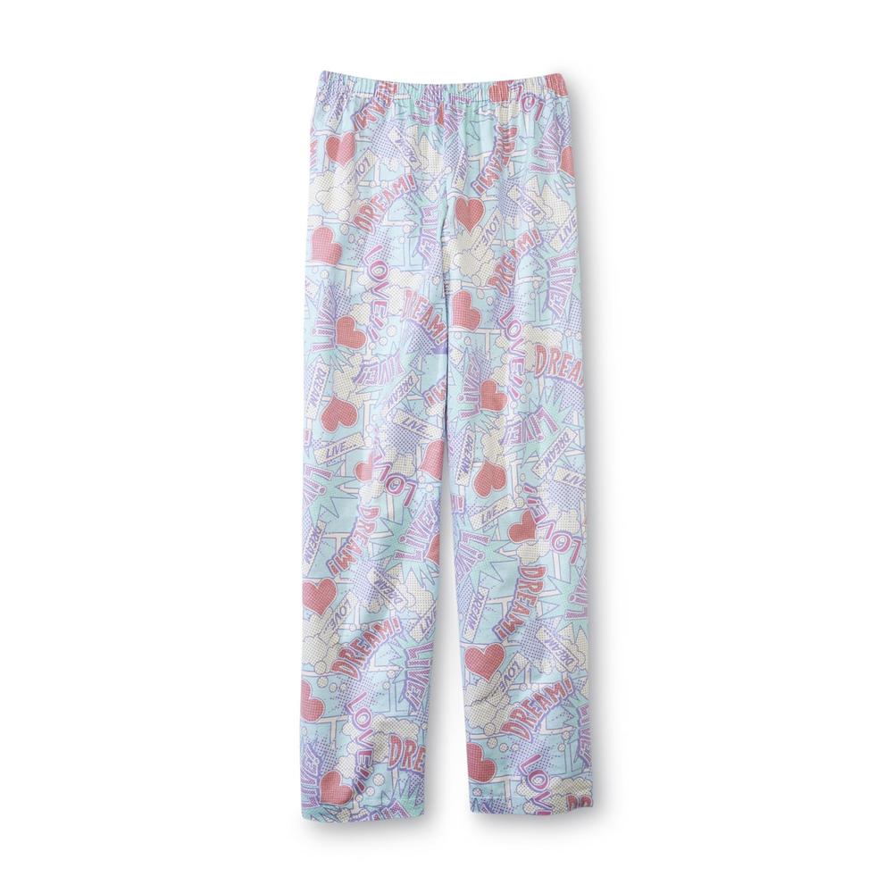 Joe Boxer Women's Pajama Top & Pants - Hearts & Clouds