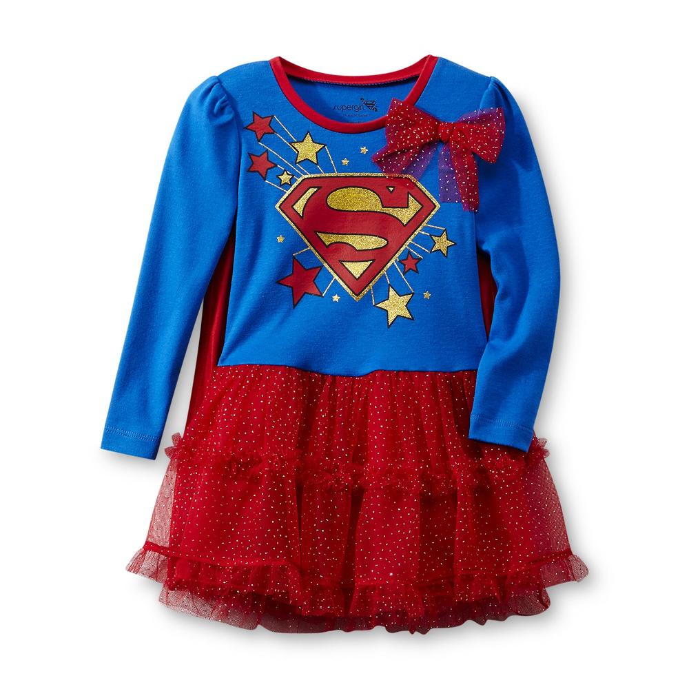 DC Comics Infant & Toddler Girl's Long-Sleeve Tutu Dress - Supergirl