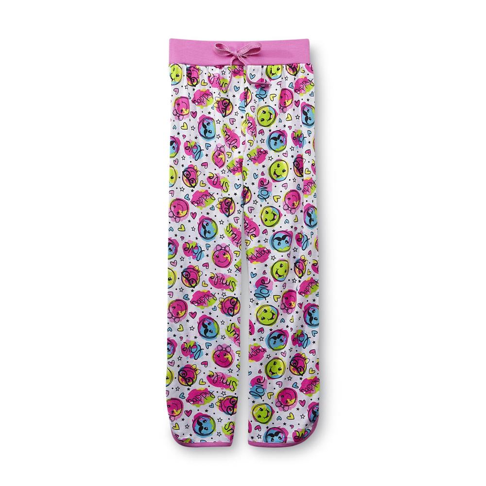 Joe Boxer Girl's Pajama Top & Pants - Smiley