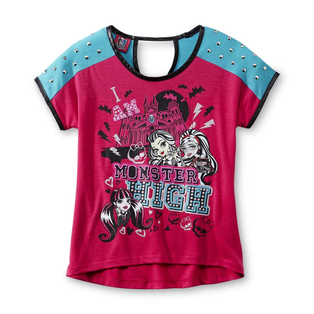 Monster High Girl's Studded T-Shirt