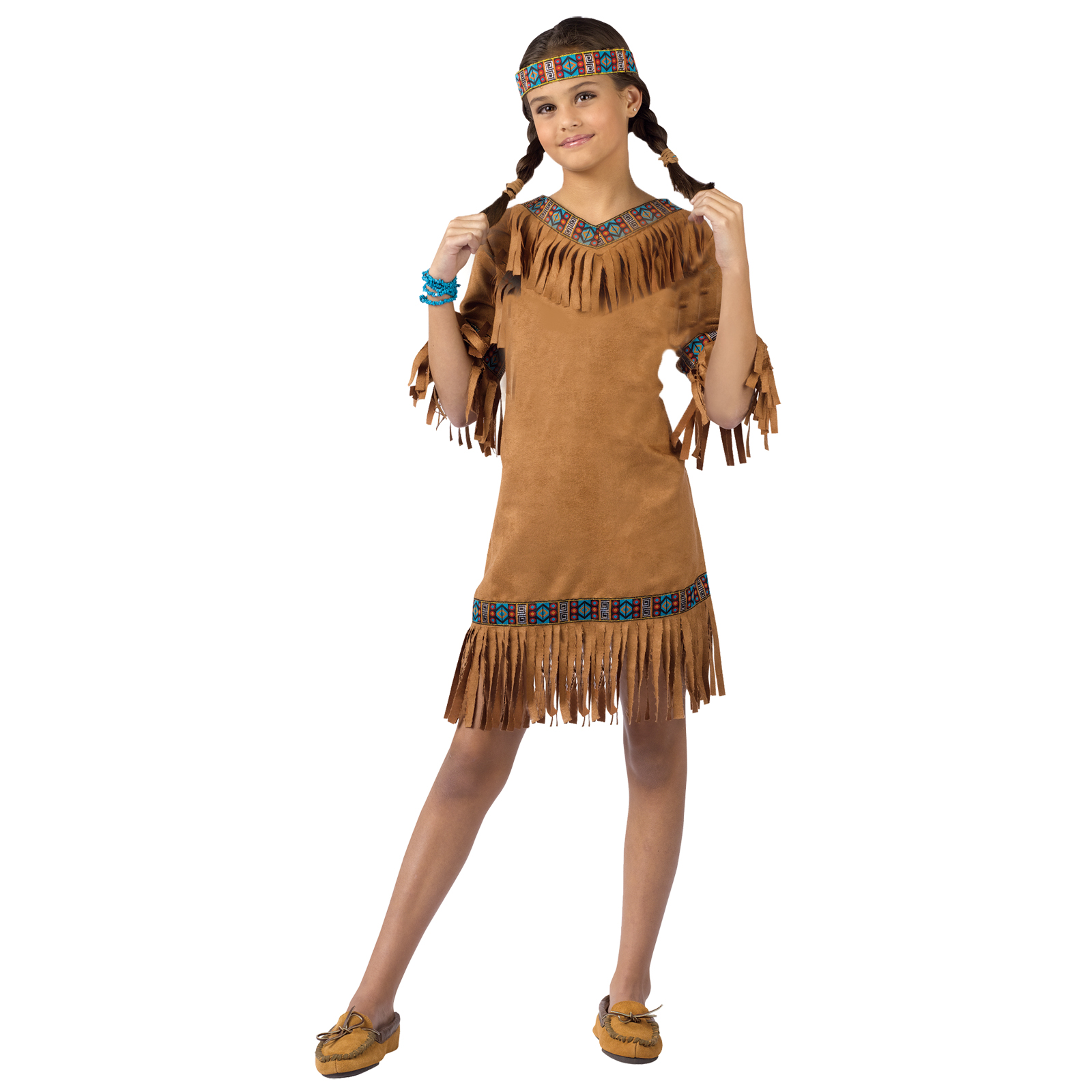 Girls American Indian Halloween Costume