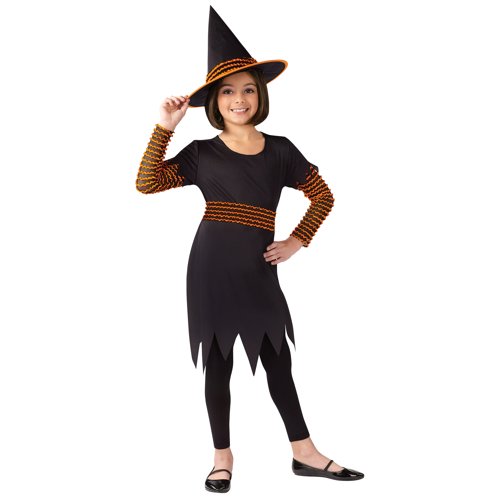 Girls Witch Pumpkin Patch Halloween Costume