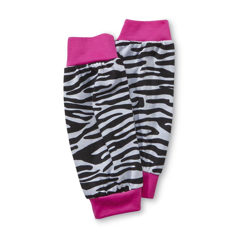 Piper Girl's Sleep Shirt & Leg Warmers - Zebras