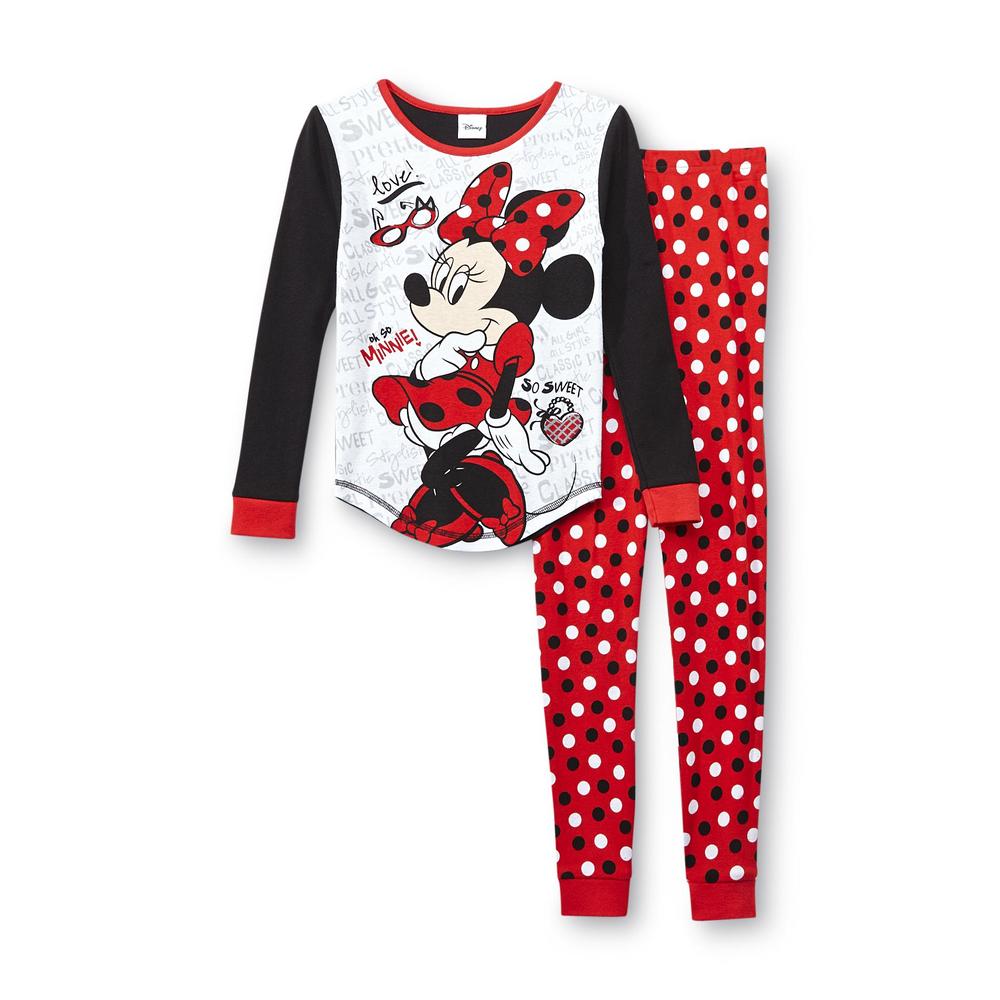 Disney Girl's 2-Pairs Pajamas - Daisy Duck & Minnie Mouse