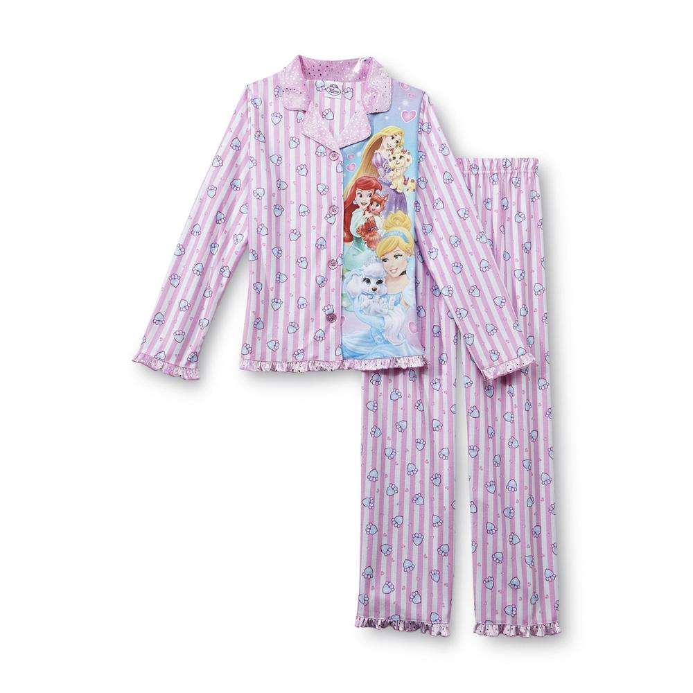 Disney Girl's Long-Sleeve Pajama Top & Pants - Palace Pets