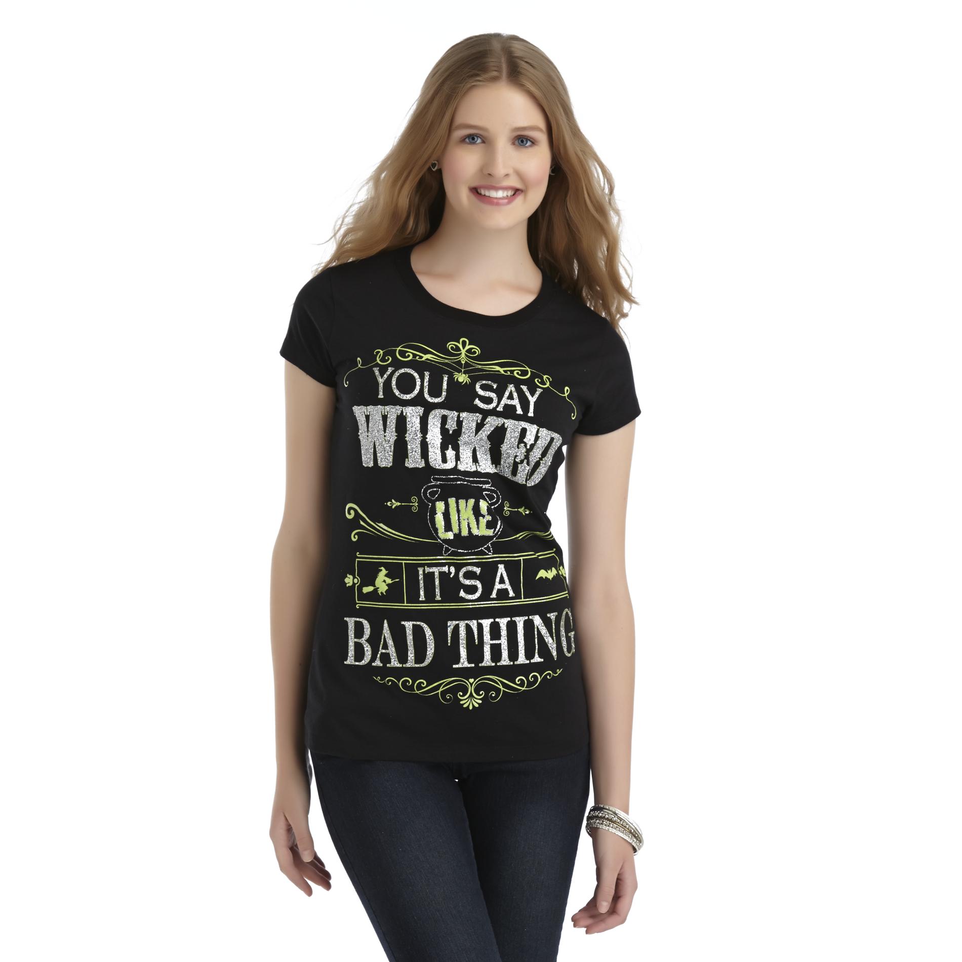 Junior's Halloween T-Shirt - Wicked