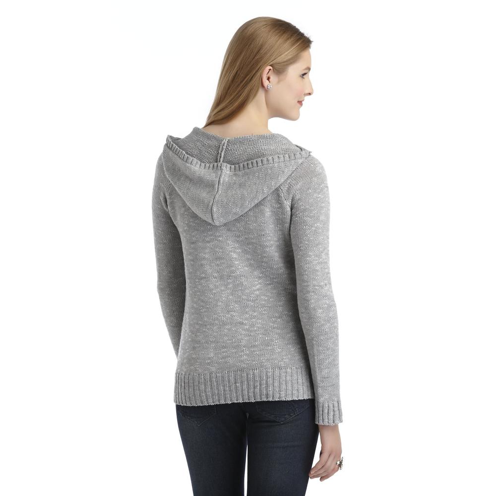 Bongo Junior's Cable Knit Hooded Sweater