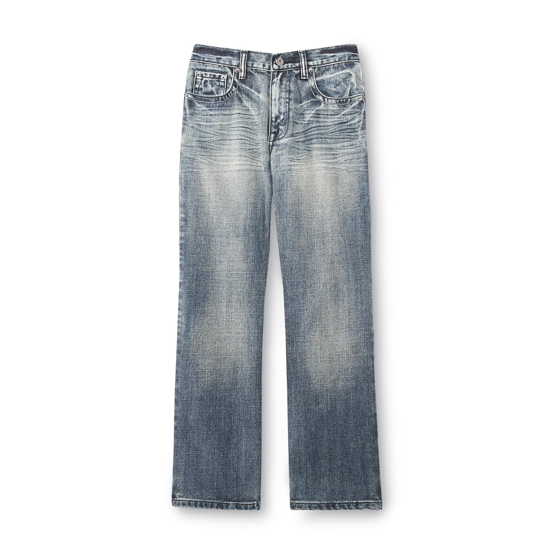 Route 66 Girl's Bootcut Denim Jeans - Light Wash