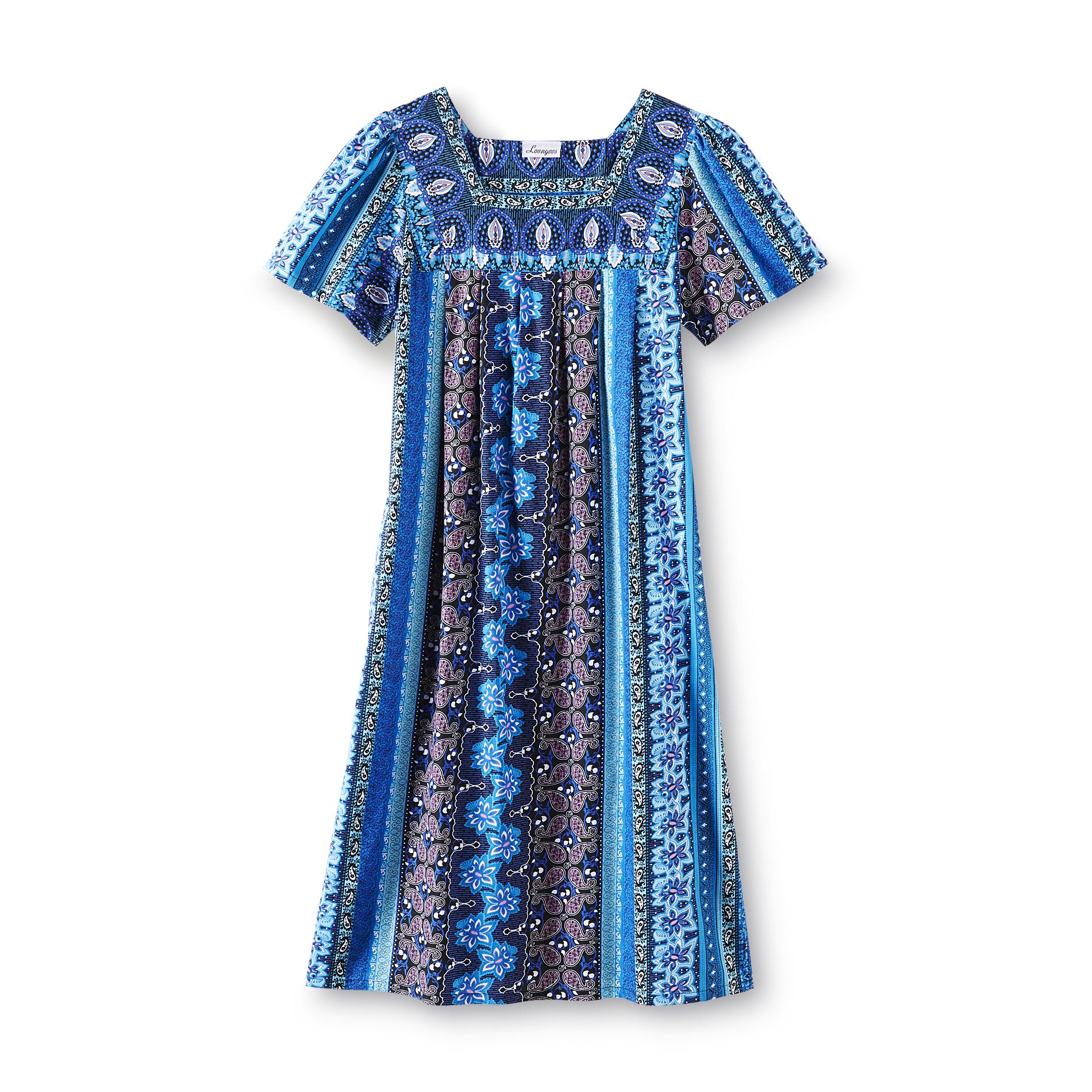 Loungees Women's Lounge Dress - Paisley & Floral