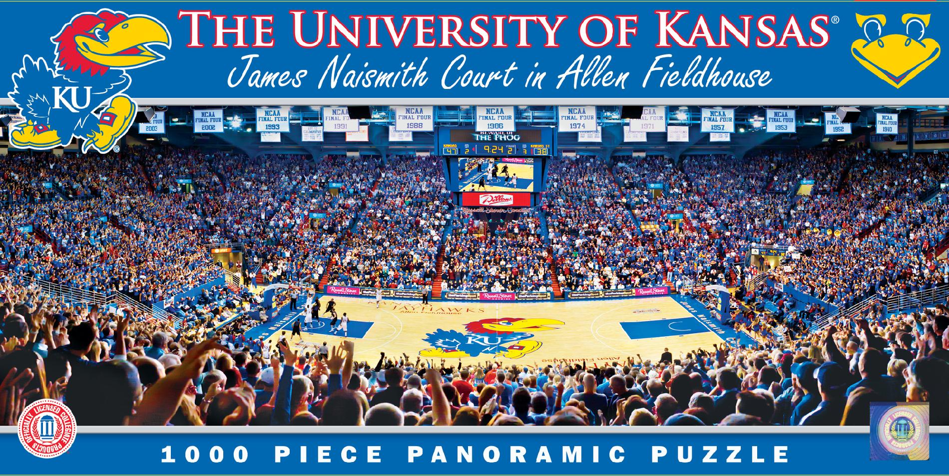 MASTERPIECES 1,000 Piece NCAA Series University of Kansas Arena Puzzle