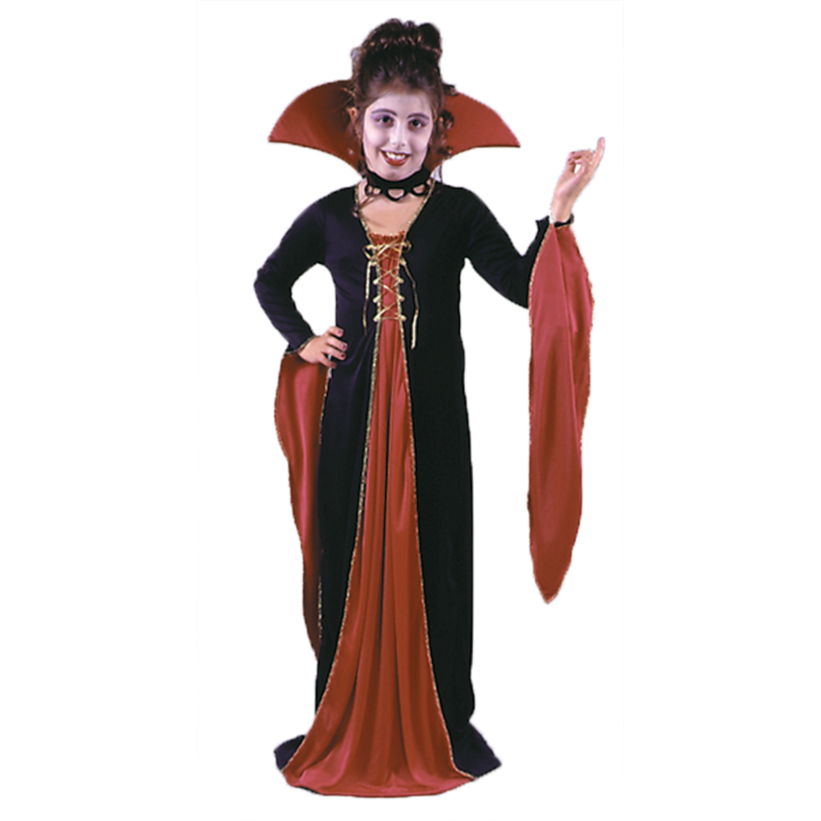 Girls Victorian Vampiress Halloween Costume