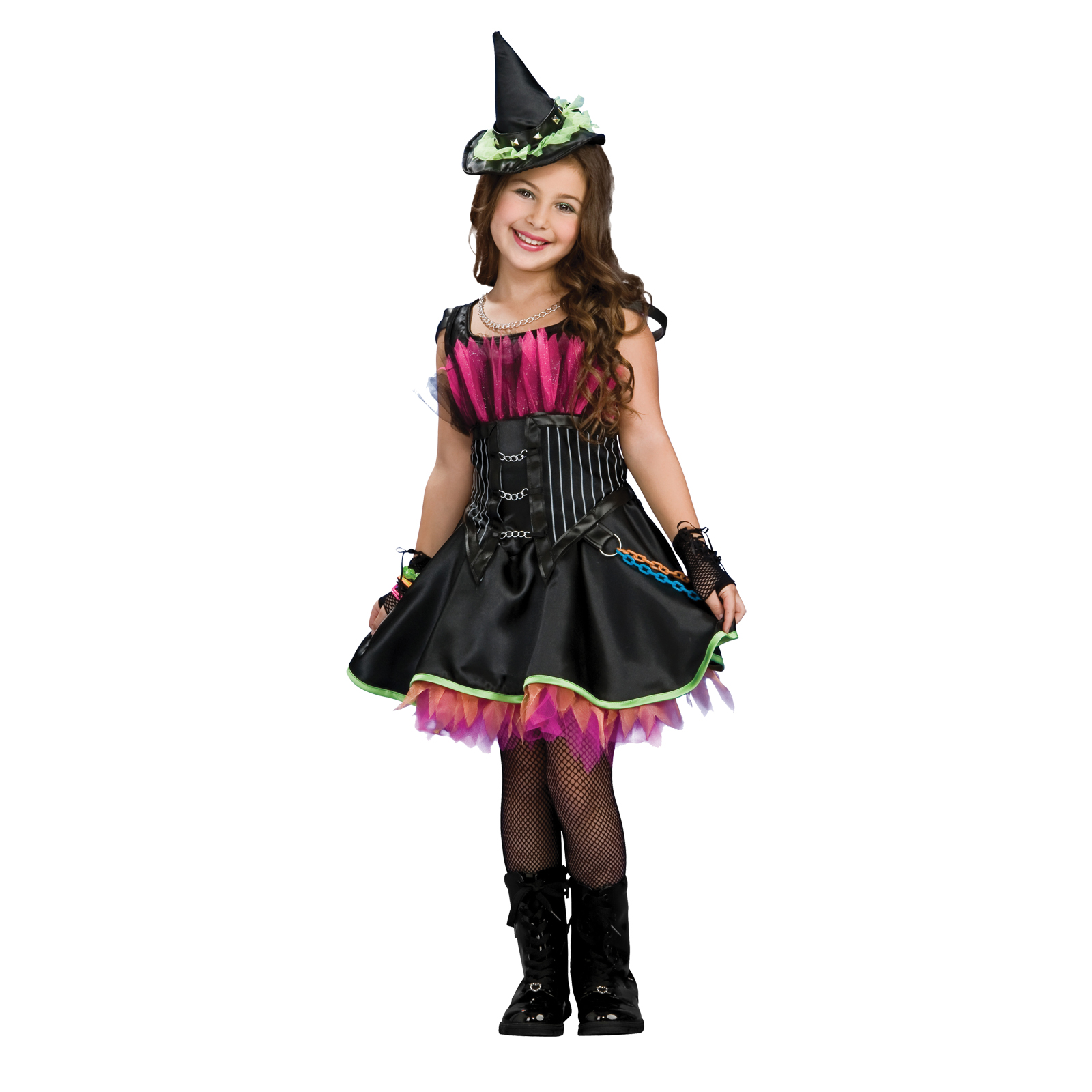 Girls Rockin' Out Witch Halloween Costume