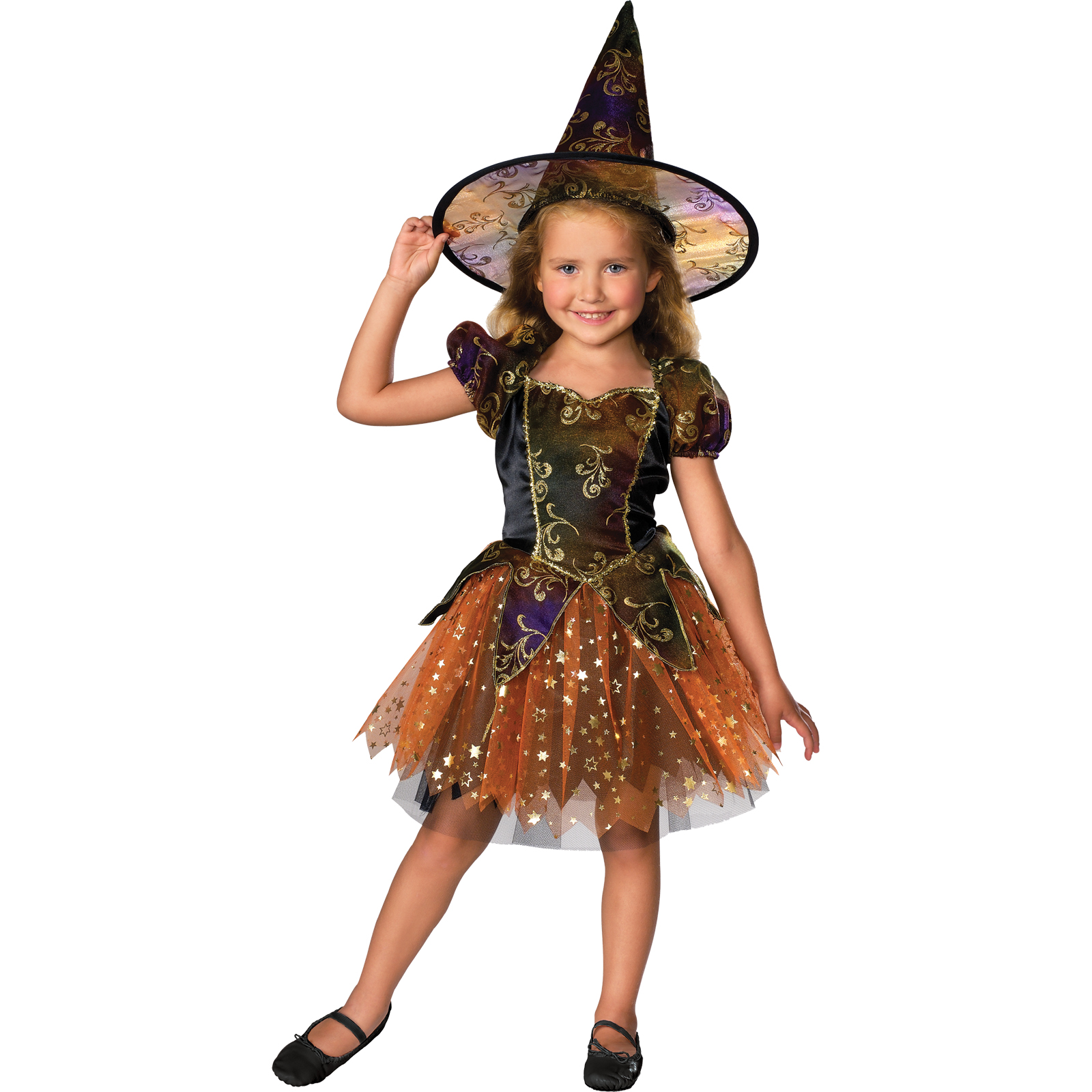Girls Elegant Witch Halloween Costume
