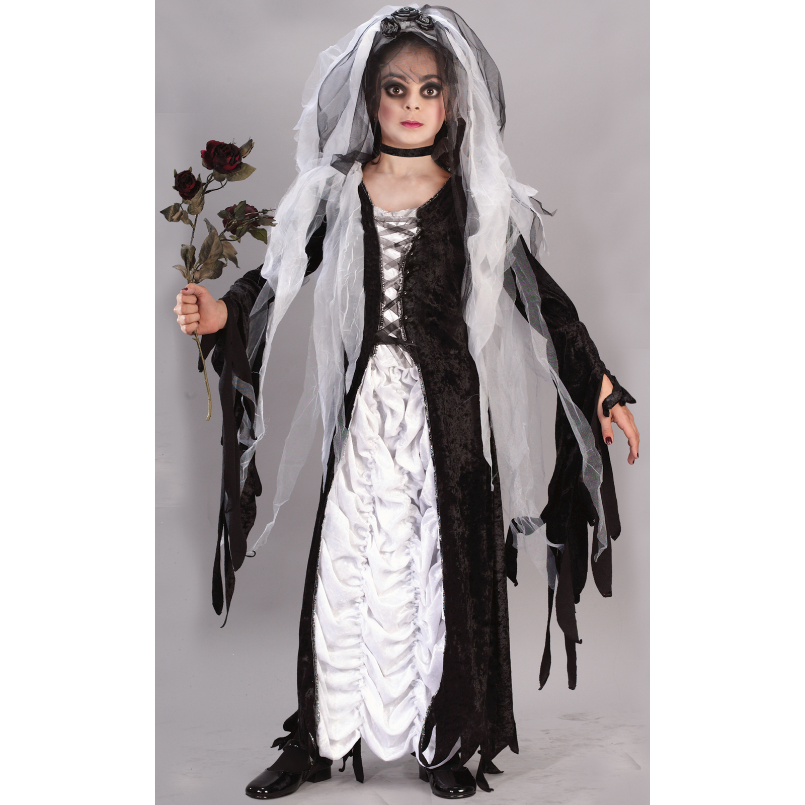 Girls Bride Of Darkness Halloween Costume