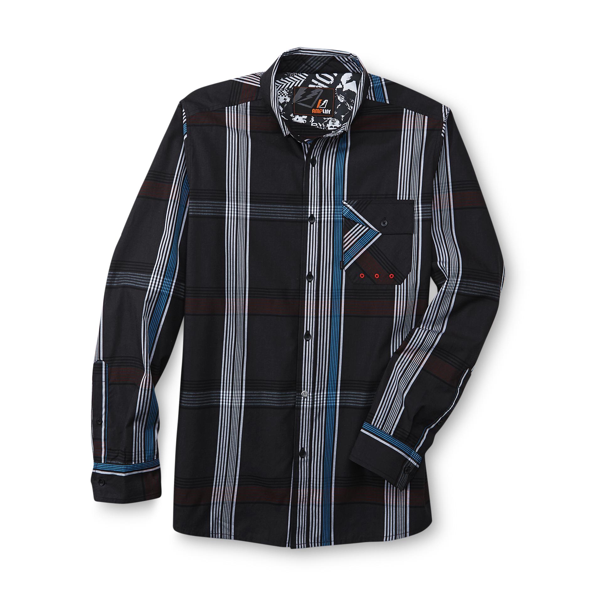 Amplify Young Men's Casual Shirt - Plaid