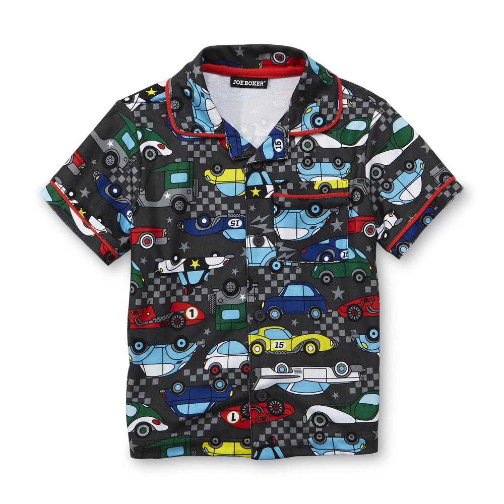Joe Boxer Toddler Boy's Pajama Shirt & Shorts - Race Cars