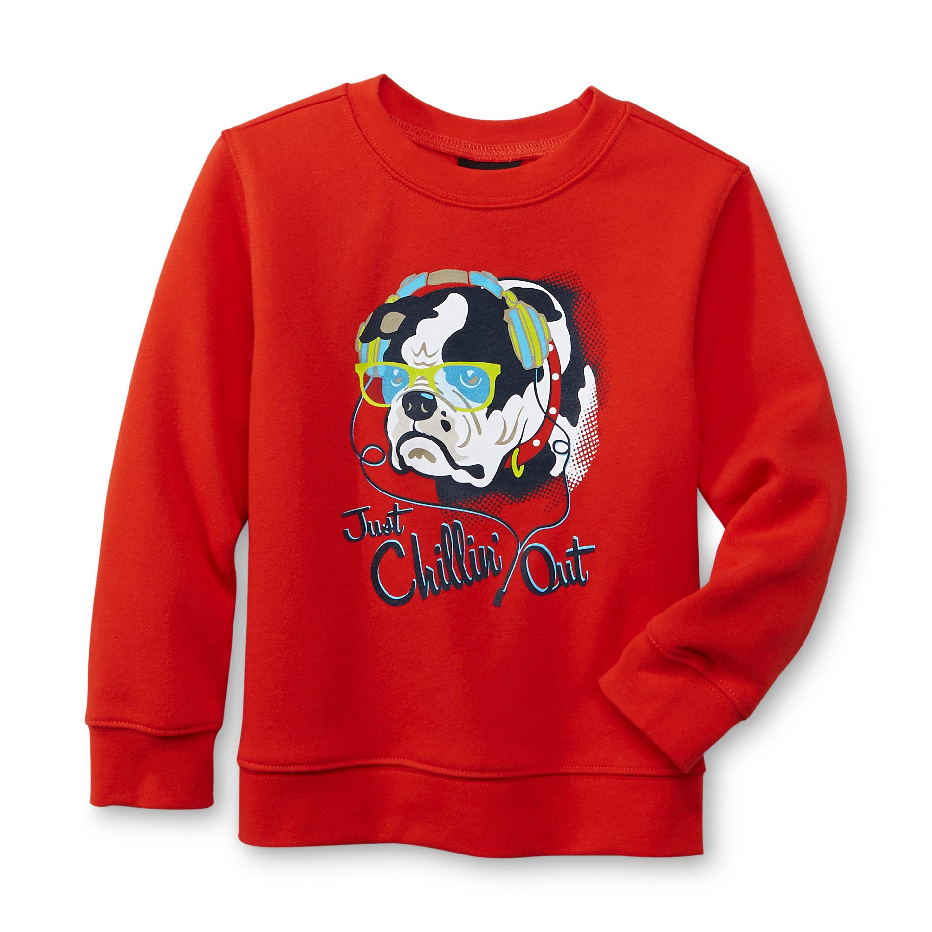 Joe Boxer Infant & Toddler Boy's Sweatshirt - Chillin' Bulldog