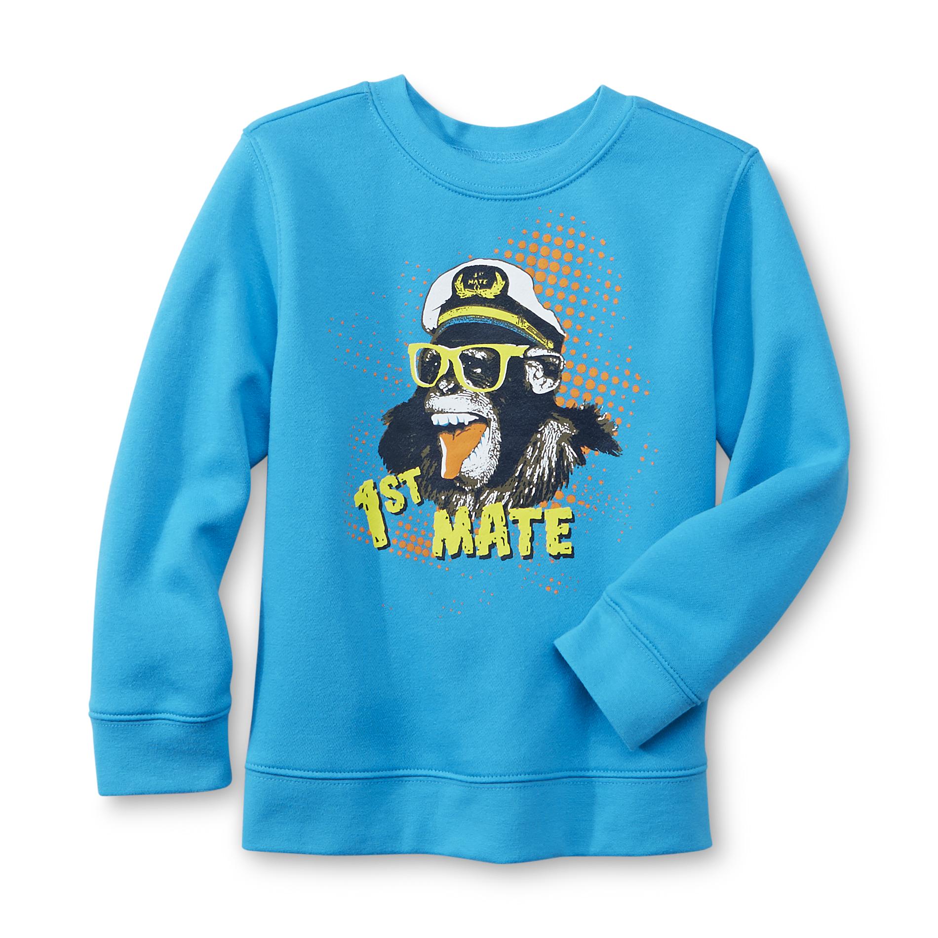 Joe Boxer Infant & Toddler Boy's Sweatshirt - 1st Mate Chimp