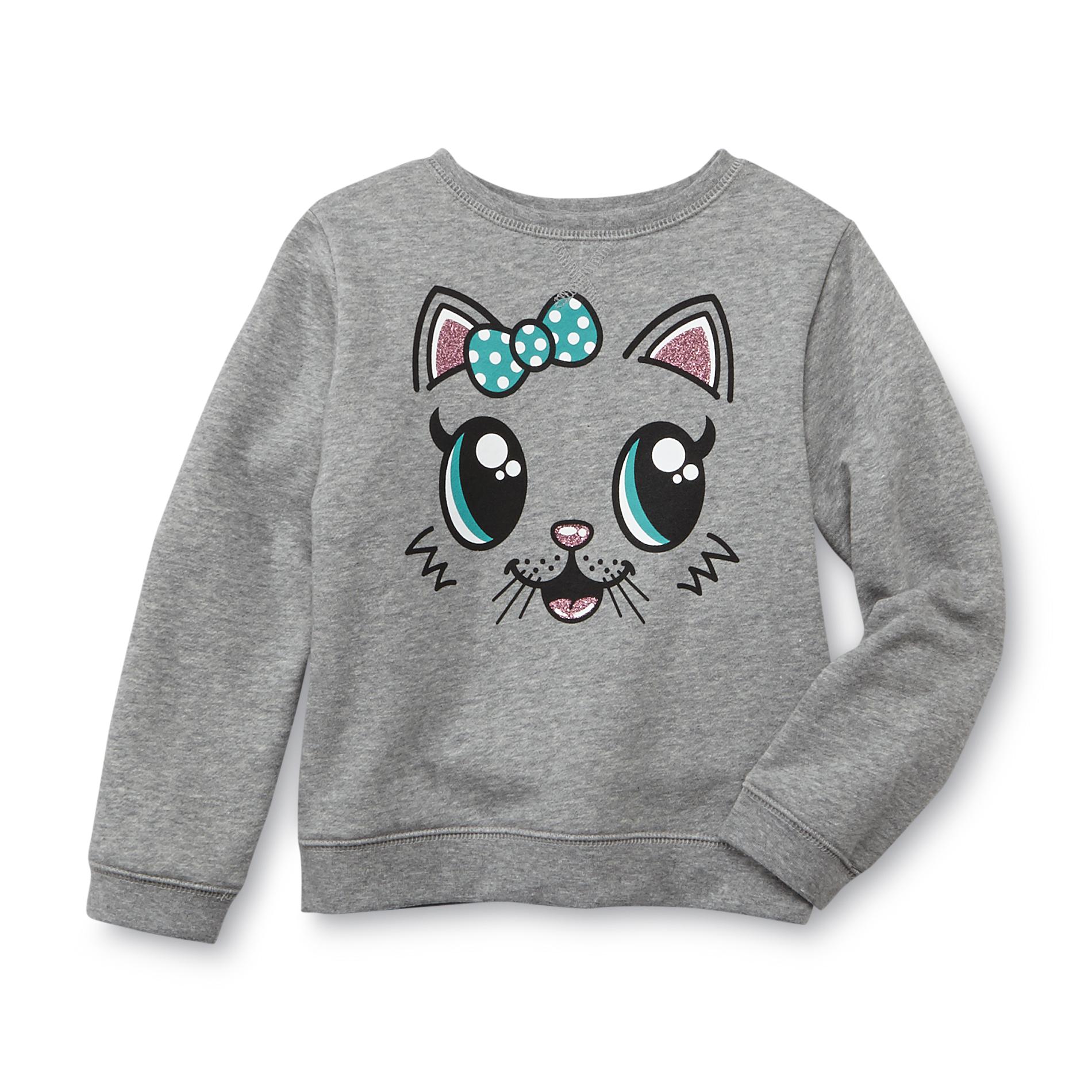 Joe Boxer Infant & Toddler Girl's Graphic Sweatshirt - Kitten