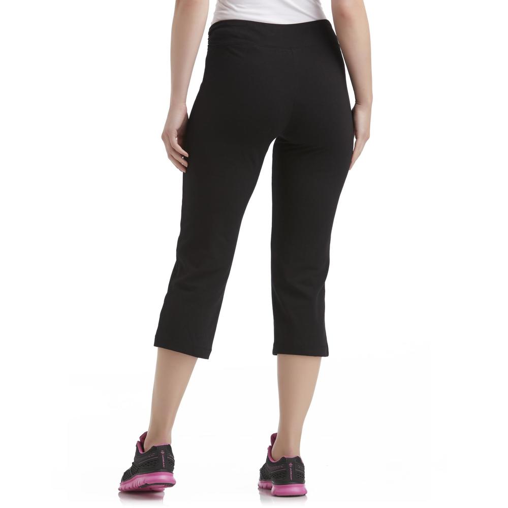 Danskin Women's Sleek Fit Athletic Capri Pants