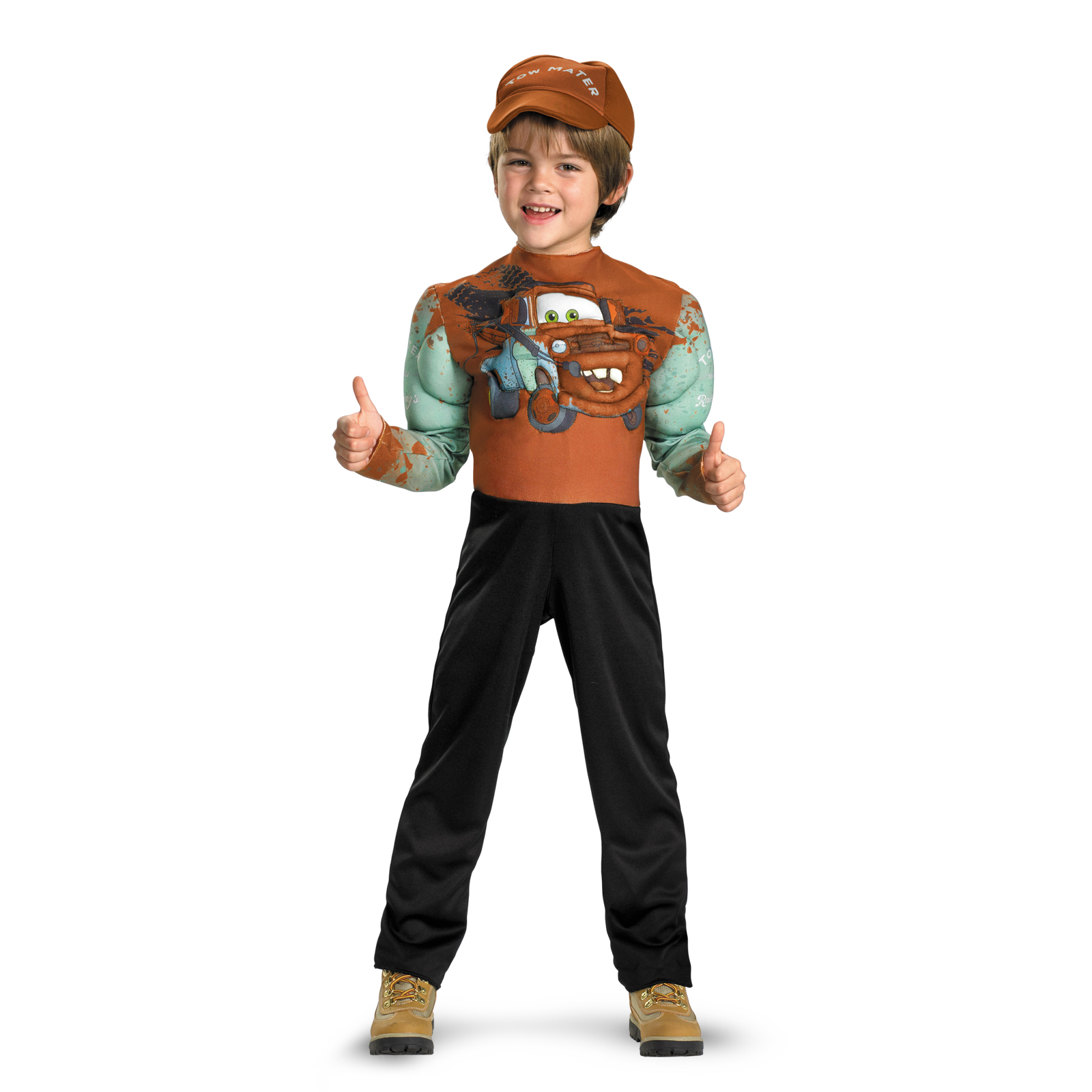 Boys Tow Mater Muscle Halloween Costume