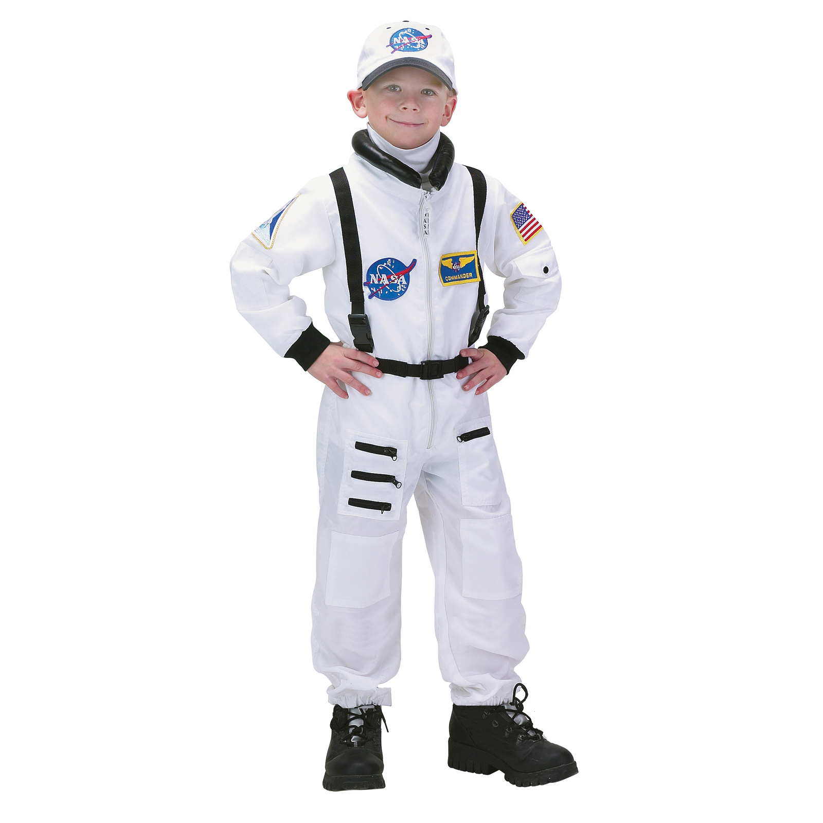 Boys White Astronaut Halloween Costume Size: S