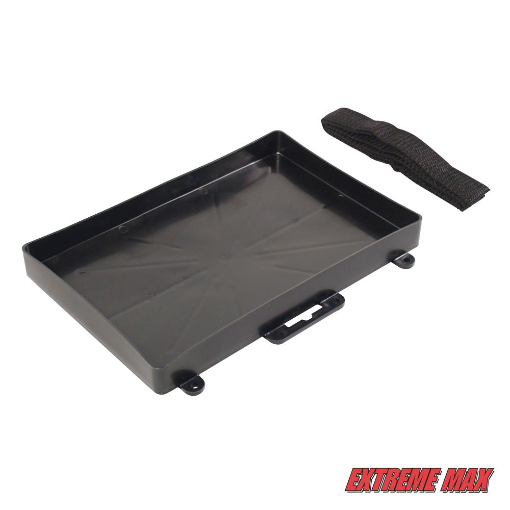 Battery Tray Holder With Velcro Strap
