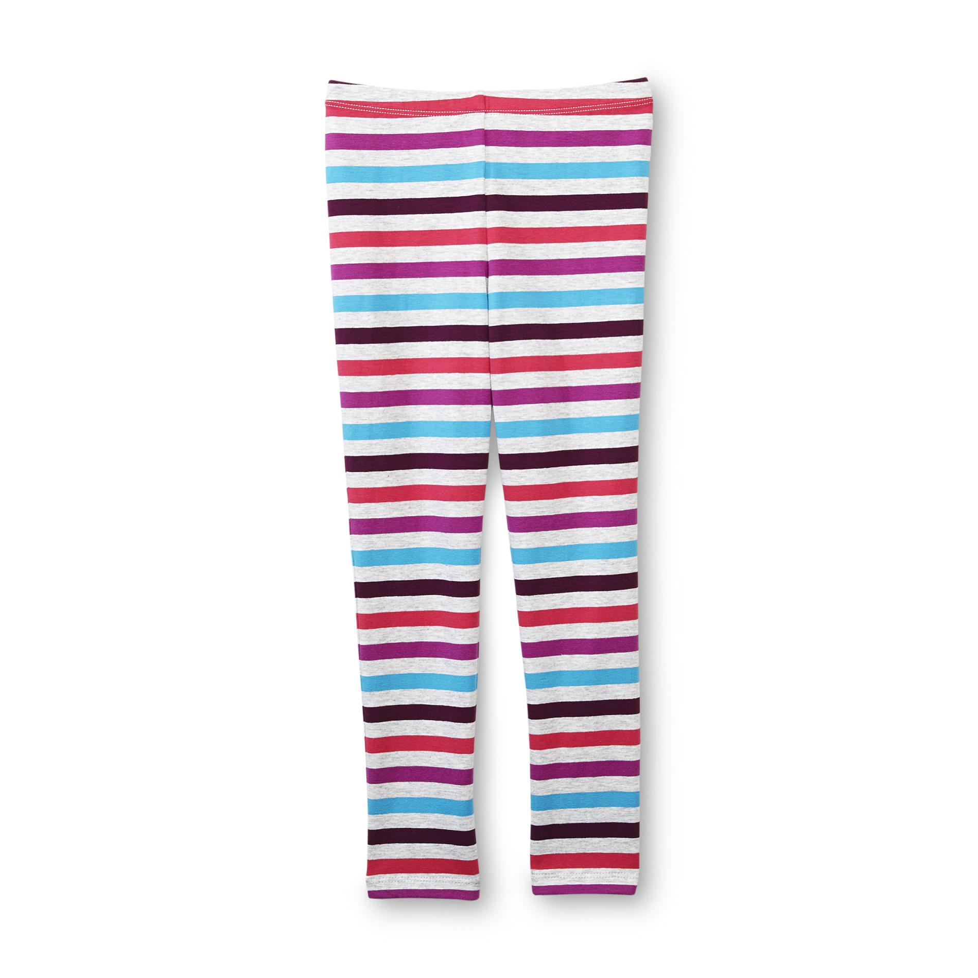 Toughskins Girl's Printed Leggings - Striped