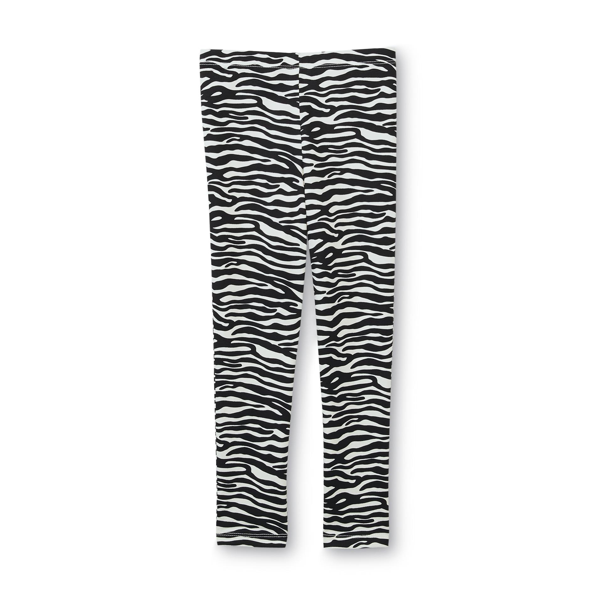 Toughskins Girl's Printed Leggings - Zebra