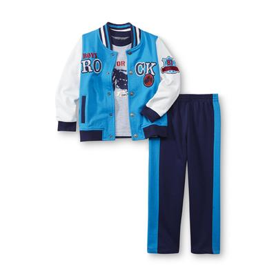 Boys Rock Infant & Toddler Boy's Shirt  Jacket & Pants - Motor Team