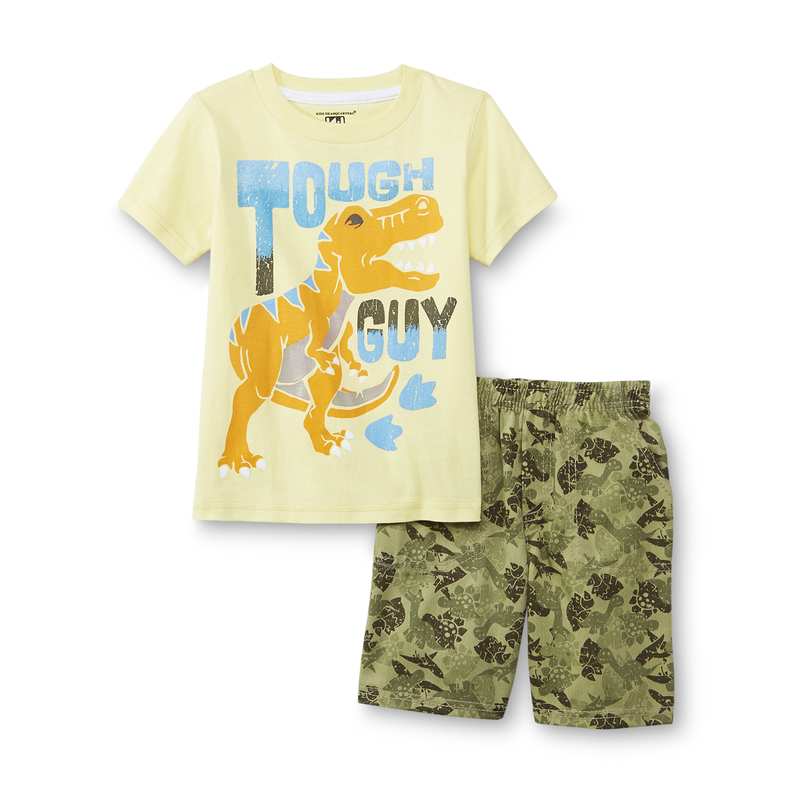 Kids Headquarters Toddler Boy's Graphic T-Shirt & Shorts - Dinosaurs