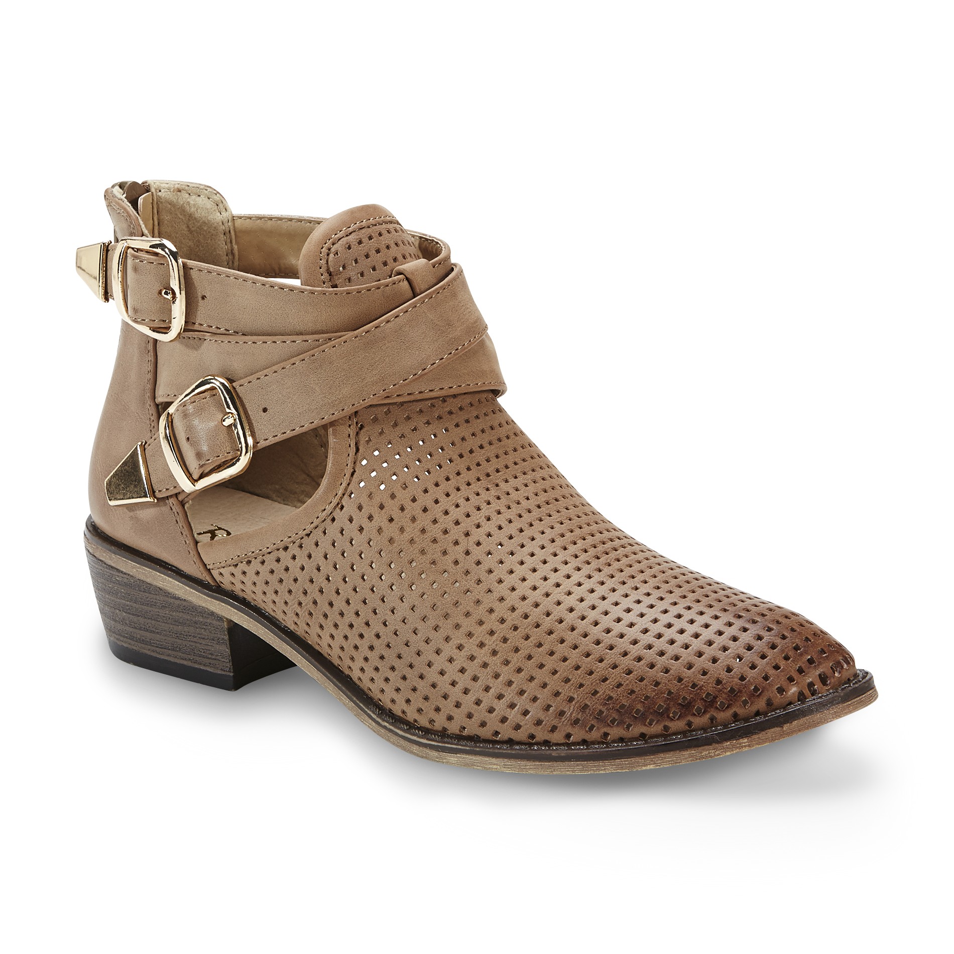 Restricted Women's North Tan Perforated Bootie