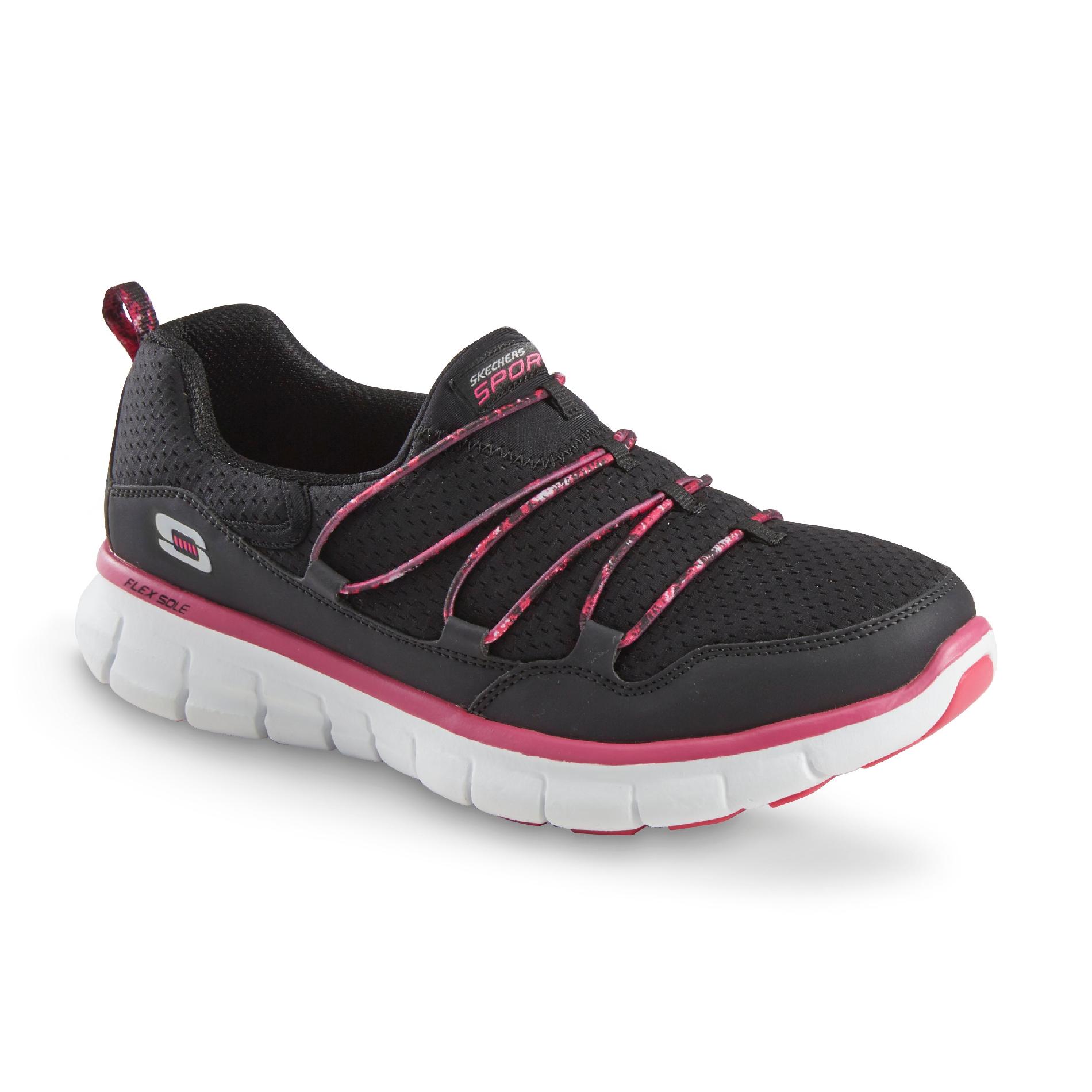 Skechers Women's Good Stuff Black/Pink Athletic Shoe