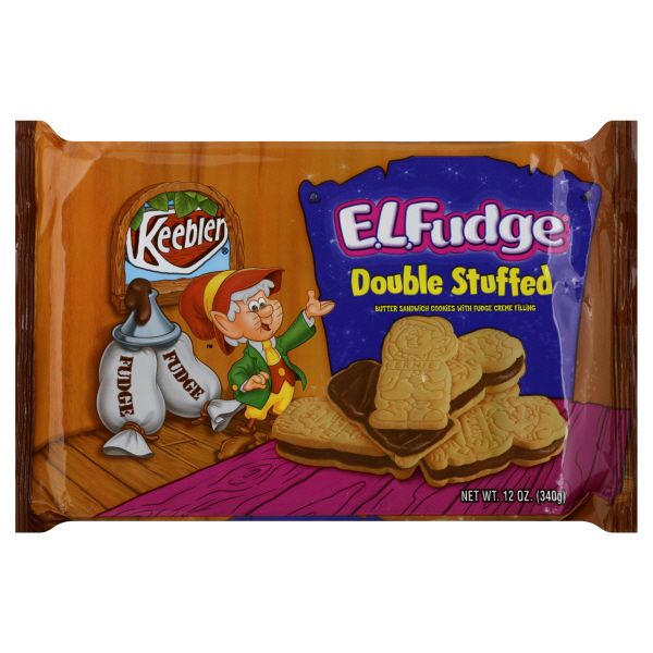 Keebler E.L. Fudge Sandwich Cookies, Double Stuffed, 12 oz (340 g)
