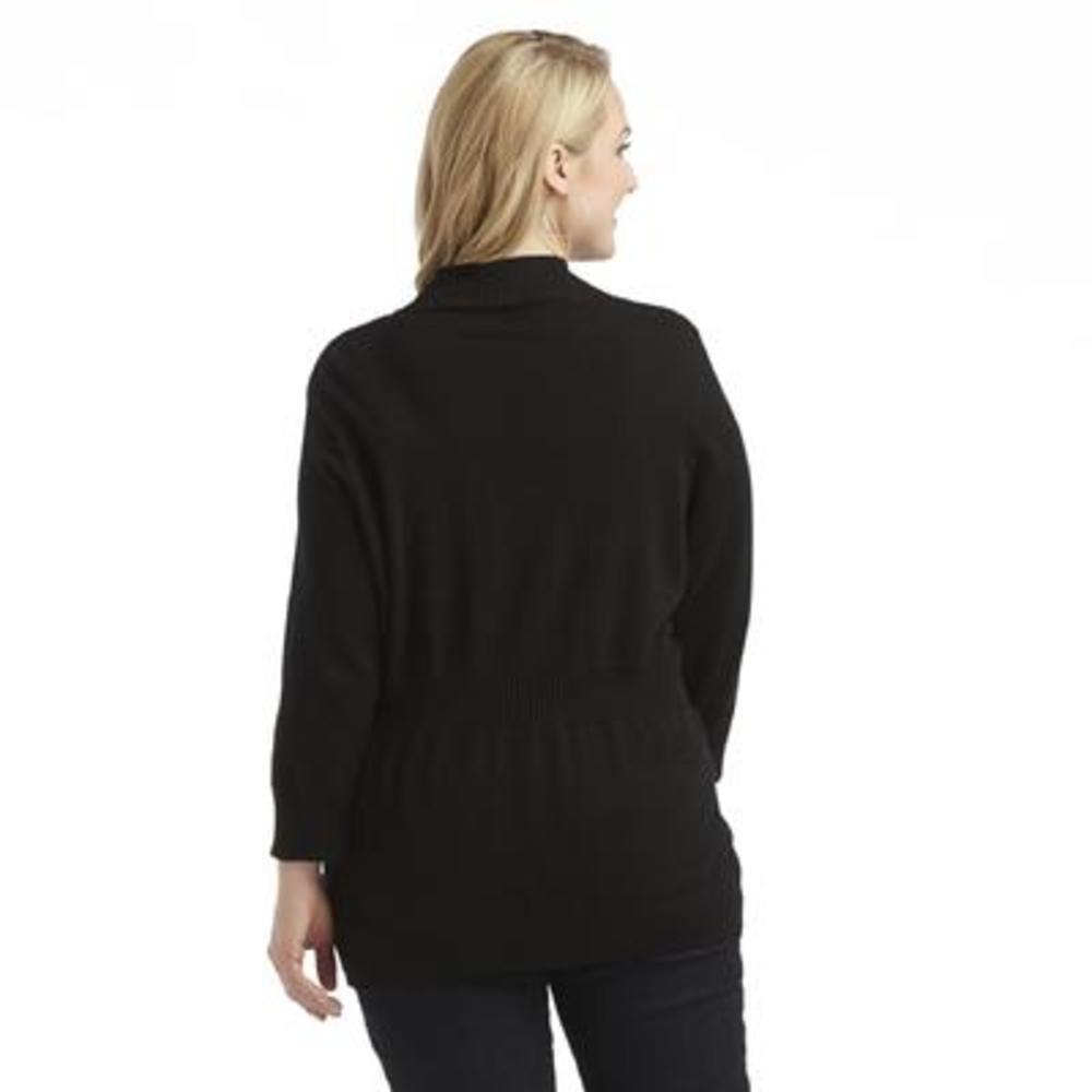 Beverly Drive Women's Plus Shrug Sweater