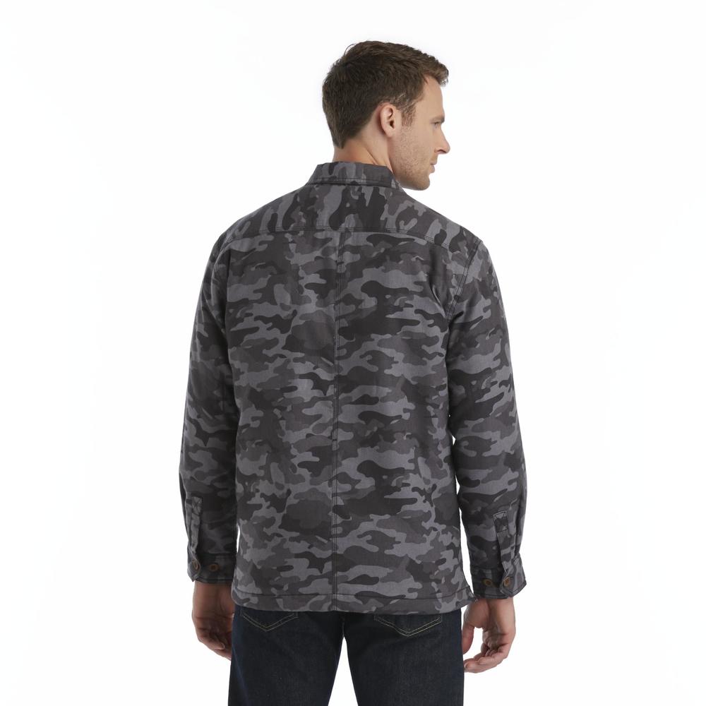 Northwest Territory Men's Quilted Shirt Jacket - Camouflage