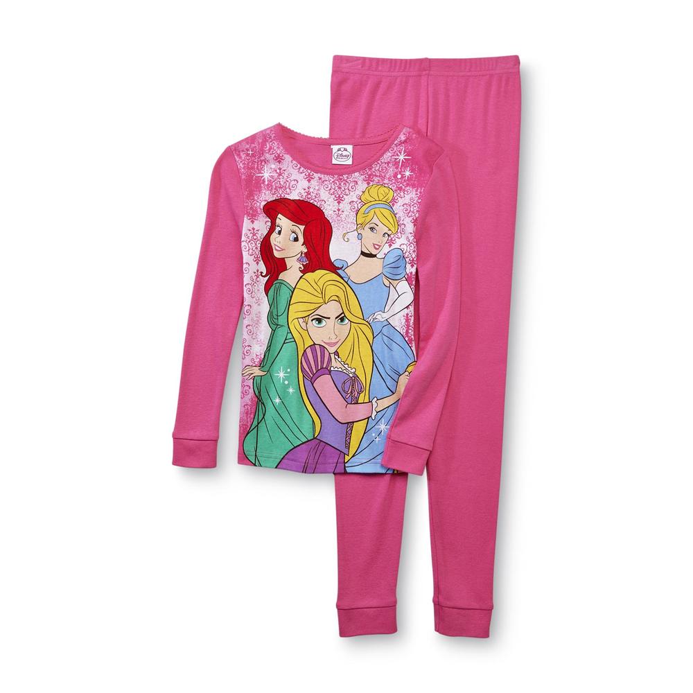 Disney Girl's 2-Pairs Long-Sleeve Pajamas -  Princesses