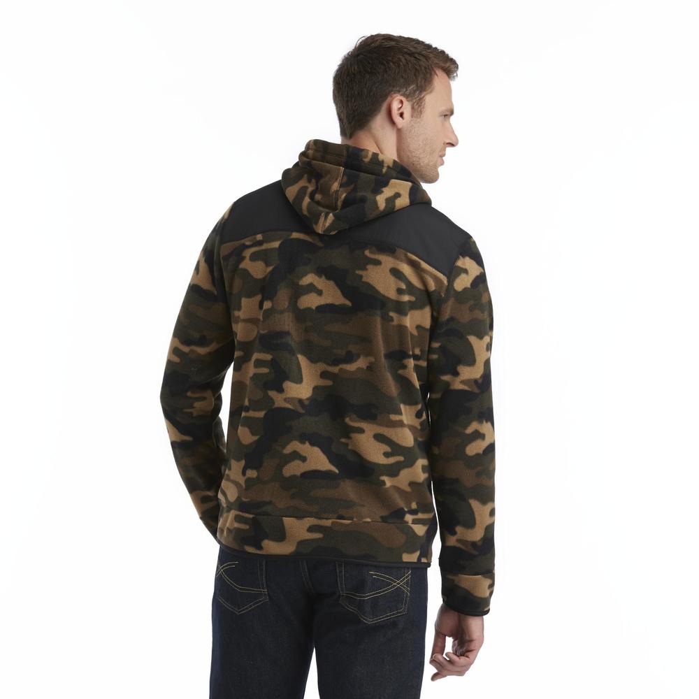 Athletech Men's Big & Tall Supreme Fleece Hoodie Jacket - Camouflage