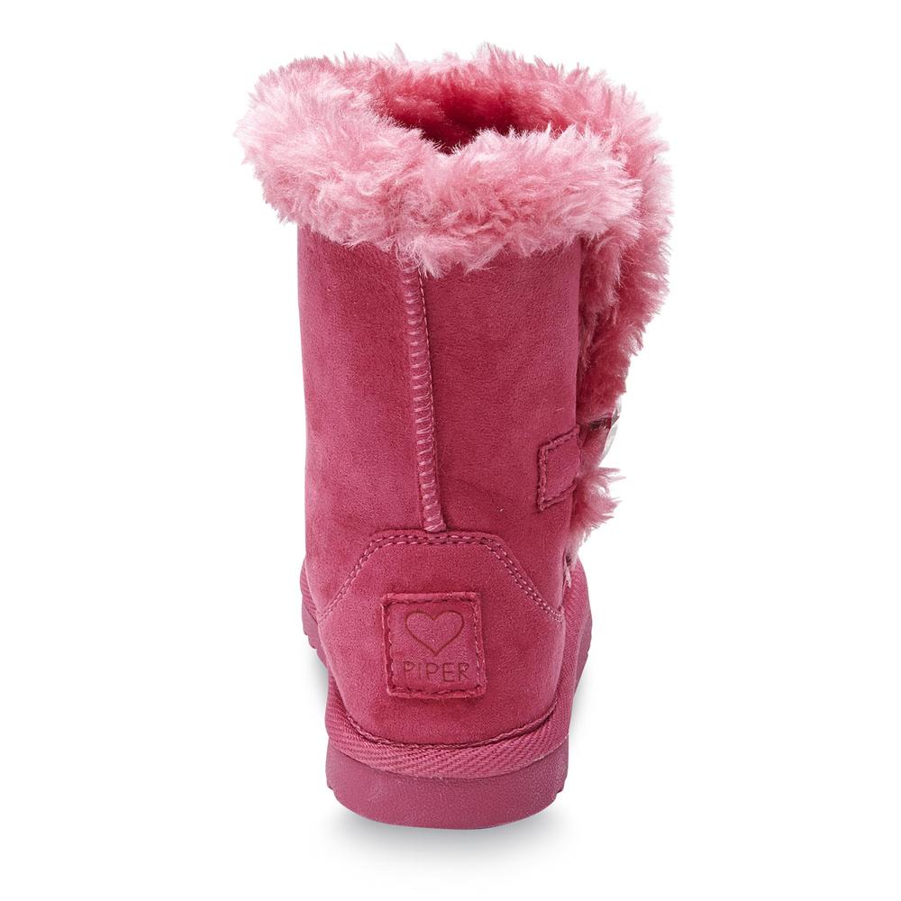 Piper & Blue Toddler Girl's Aany 5" Fuchsia Fashion Boot