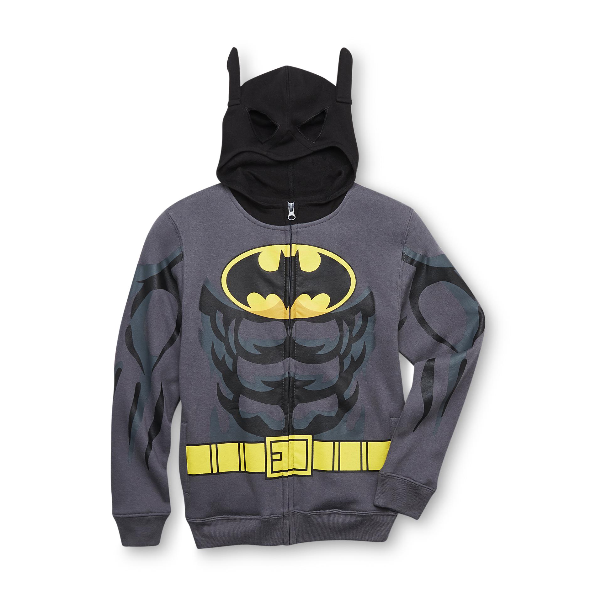 DC Comics Boy's Batman Costume Hoodie Jacket