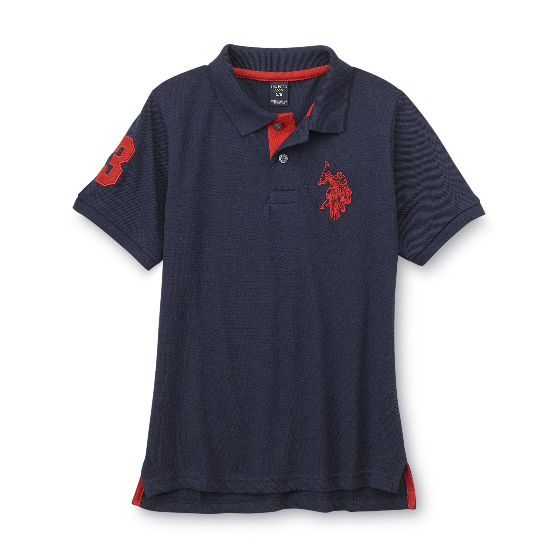 U.S. Polo Assn. Boy's Embroidered Polo Shirt - USPA
