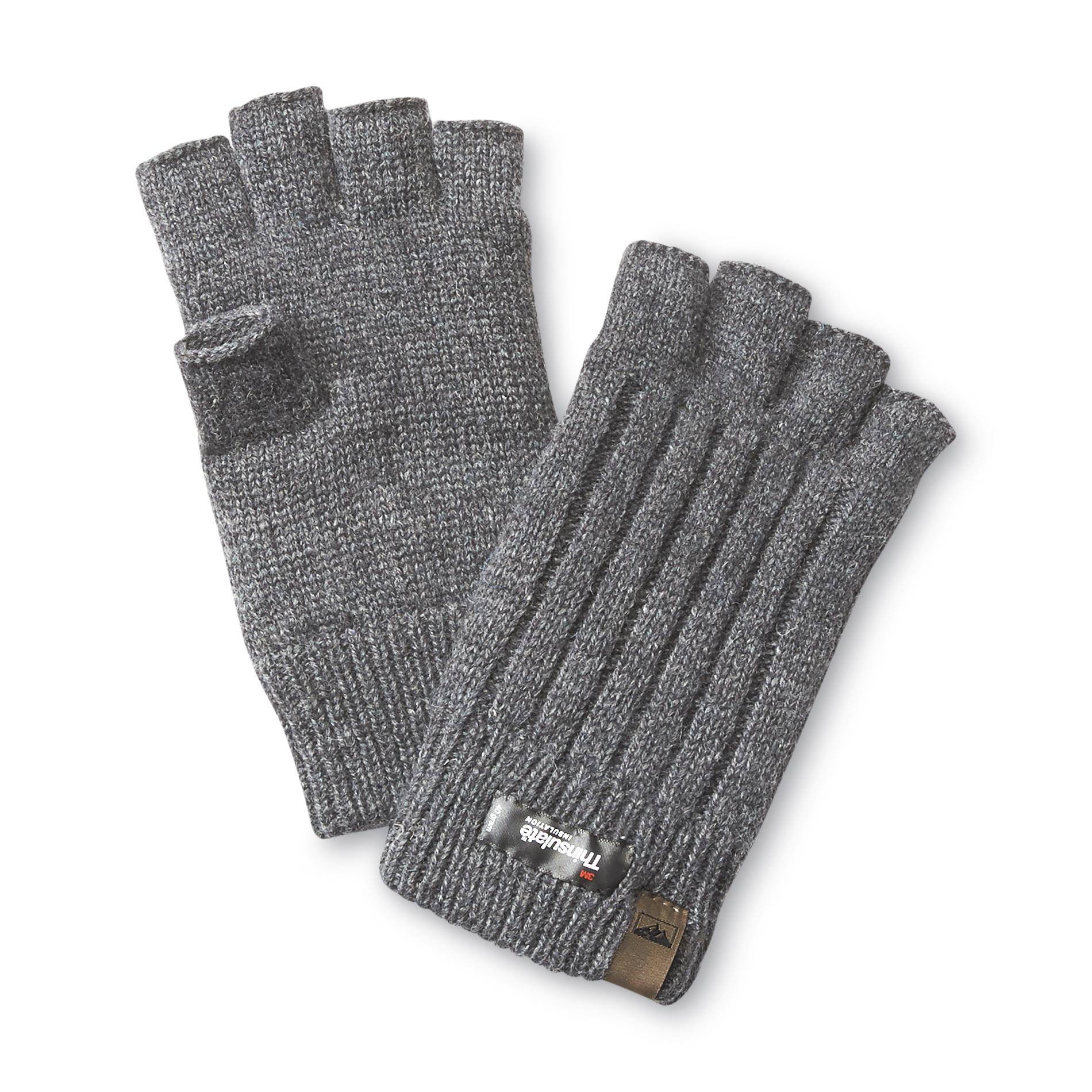 Northwest Territory Men's Thinsulate Fingerless Knit Gloves