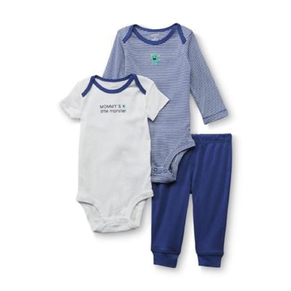 Carter's Newborn & Infant Boy's 2-Pack Bodysuits & Pants - Monster